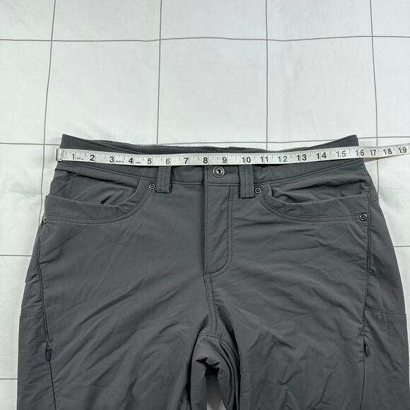 Duluth Trading Co Pants Womens 8x33 Gray Flexpedition Fleece Lined Straight Leg - Picture 8 of 13